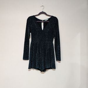 Charlotte Russe green romper